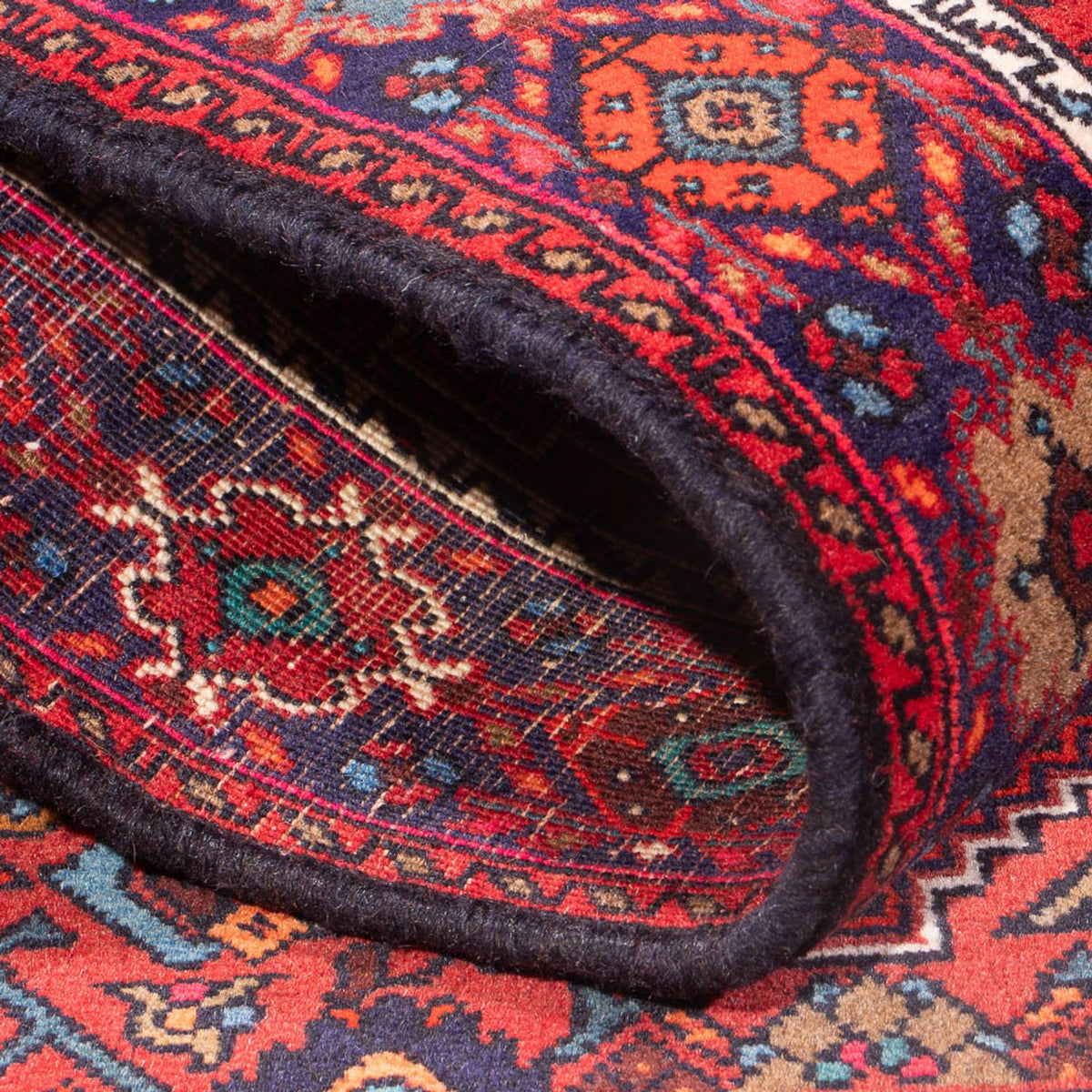 Perski dywan - Nomadyczny - 109 x 72 cm - czerwony