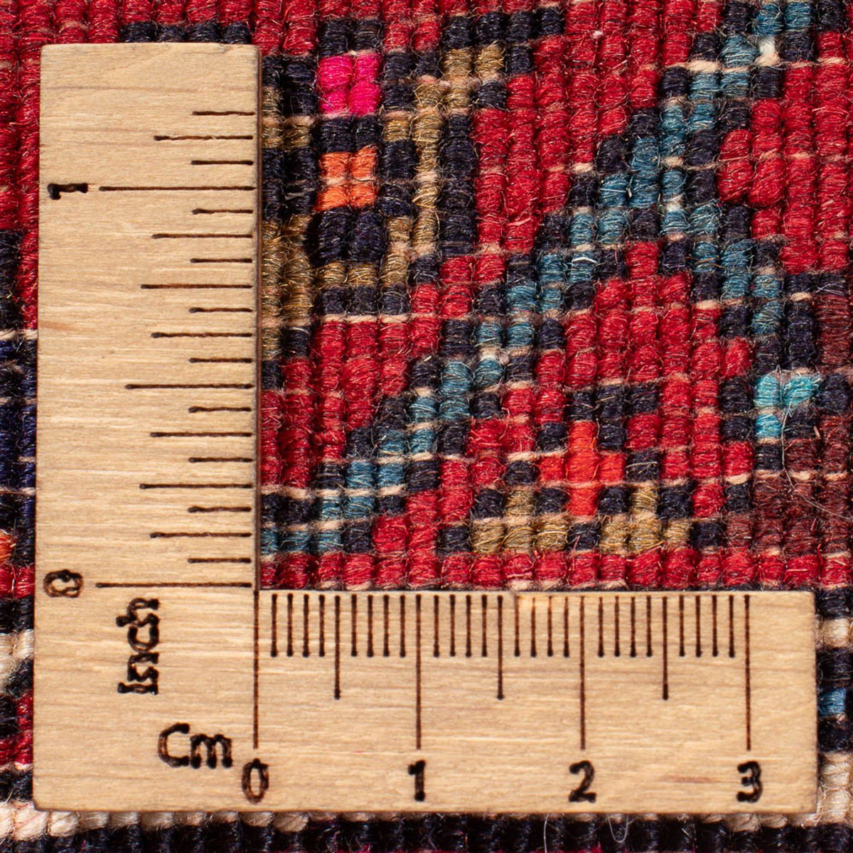 Perski dywan - Nomadyczny - 109 x 72 cm - czerwony