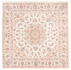 Tabriz - 50 Raj Dywan 200x205cm - Dywan perski - Kwadratowy / Kremowy / 200 x 205 cm Kwadratowy