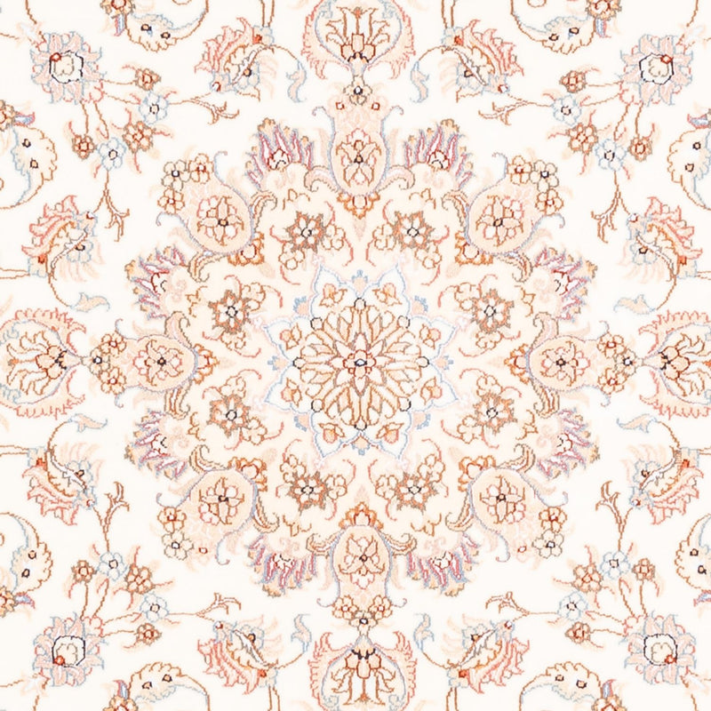 Dywan perski - Tabriz okrągły  - 150 x 150 cm - kremowy