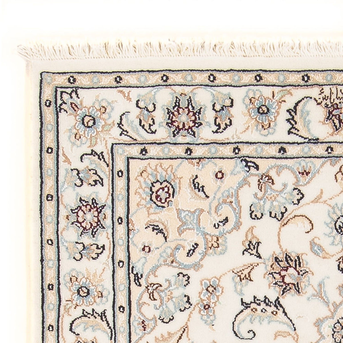 Dywan perski - Nain - Premium - 120 x 80 cm - kremowy