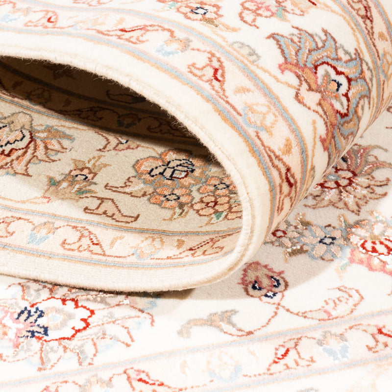 Dywan perski - Tabriz - 175 x 115 cm - kremowy