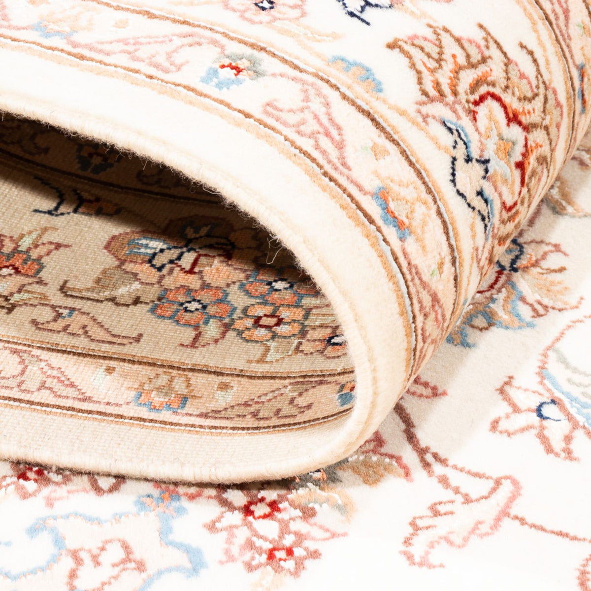 Dywan perski - Tabriz - 177 x 118 cm - kremowy