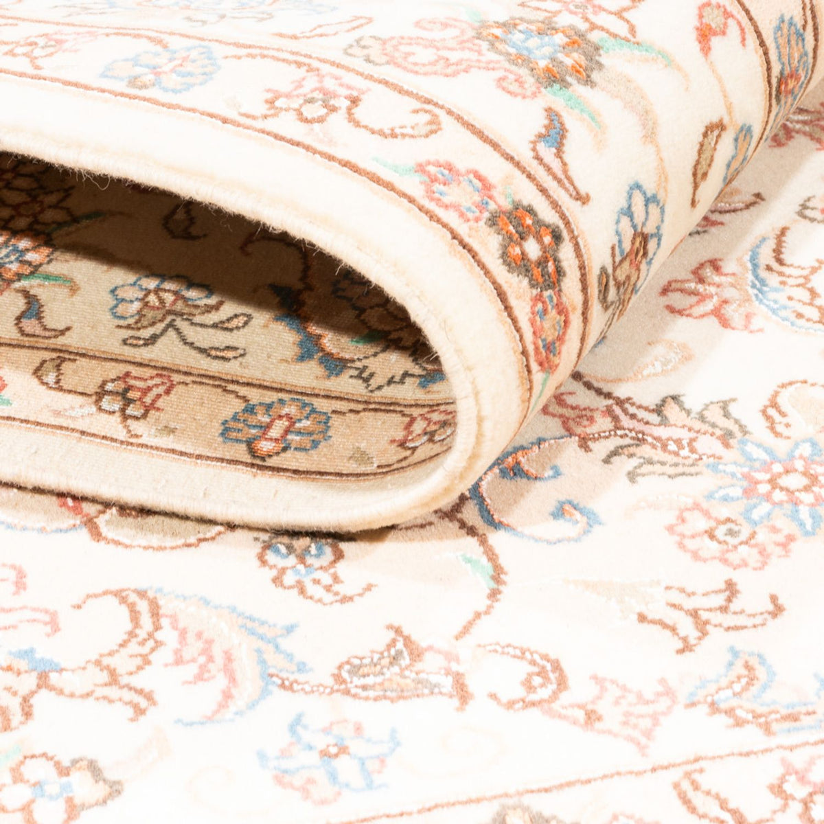 Dywan perski - Tabriz - 195 x 150 cm - kremowy