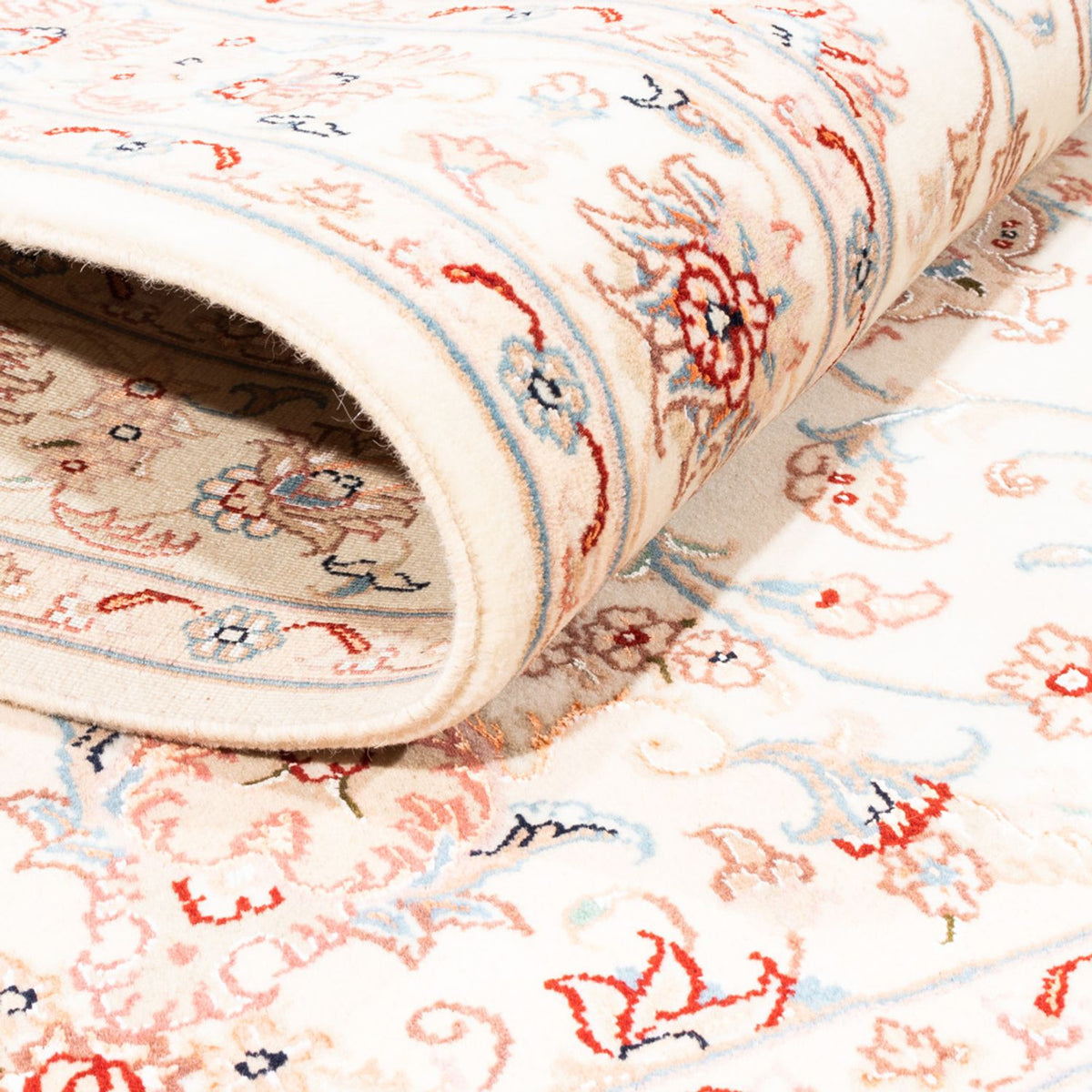 Dywan perski - Tabriz - 178 x 119 cm - kremowy