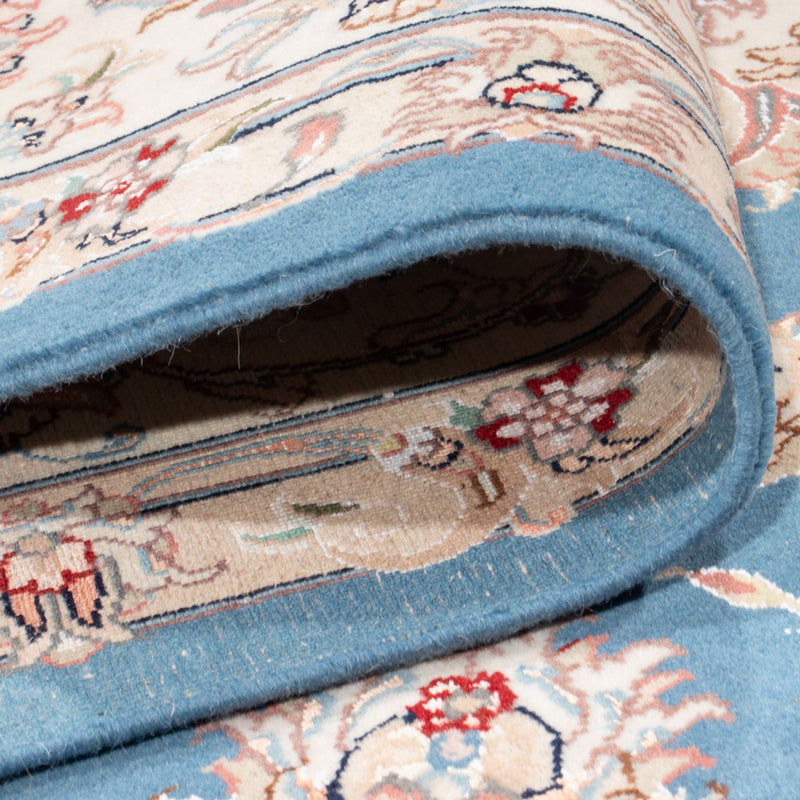 Perserteppich - Täbriz - Royal - 300 x 200 cm - hellblau