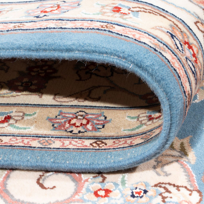 Perserteppich - Täbriz - Royal - 251 x 200 cm - hellblau