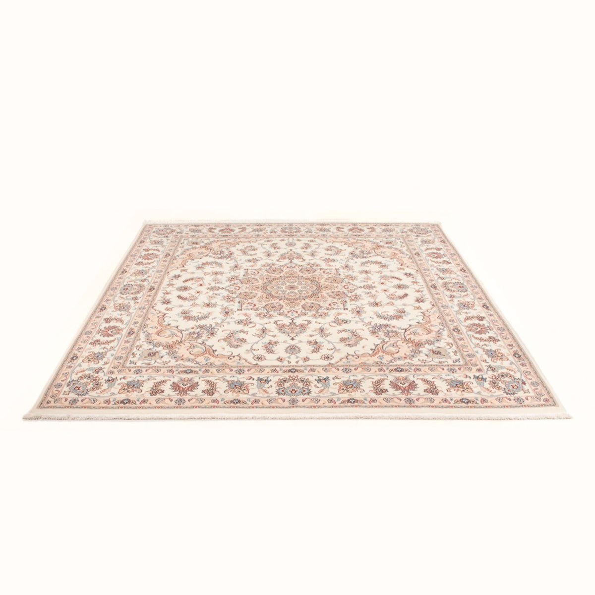 Perserteppich - Täbriz - Royal quadratisch  - 208 x 197 cm - creme