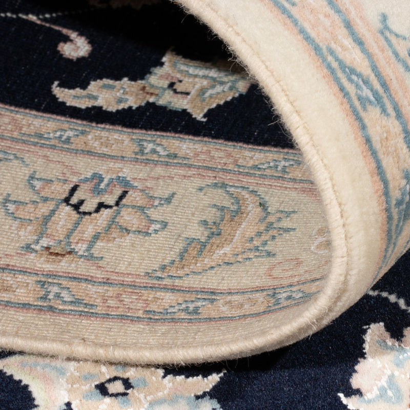 Dywan perski - Nain - Premium - 148 x 74 cm - ciemnoniebieski