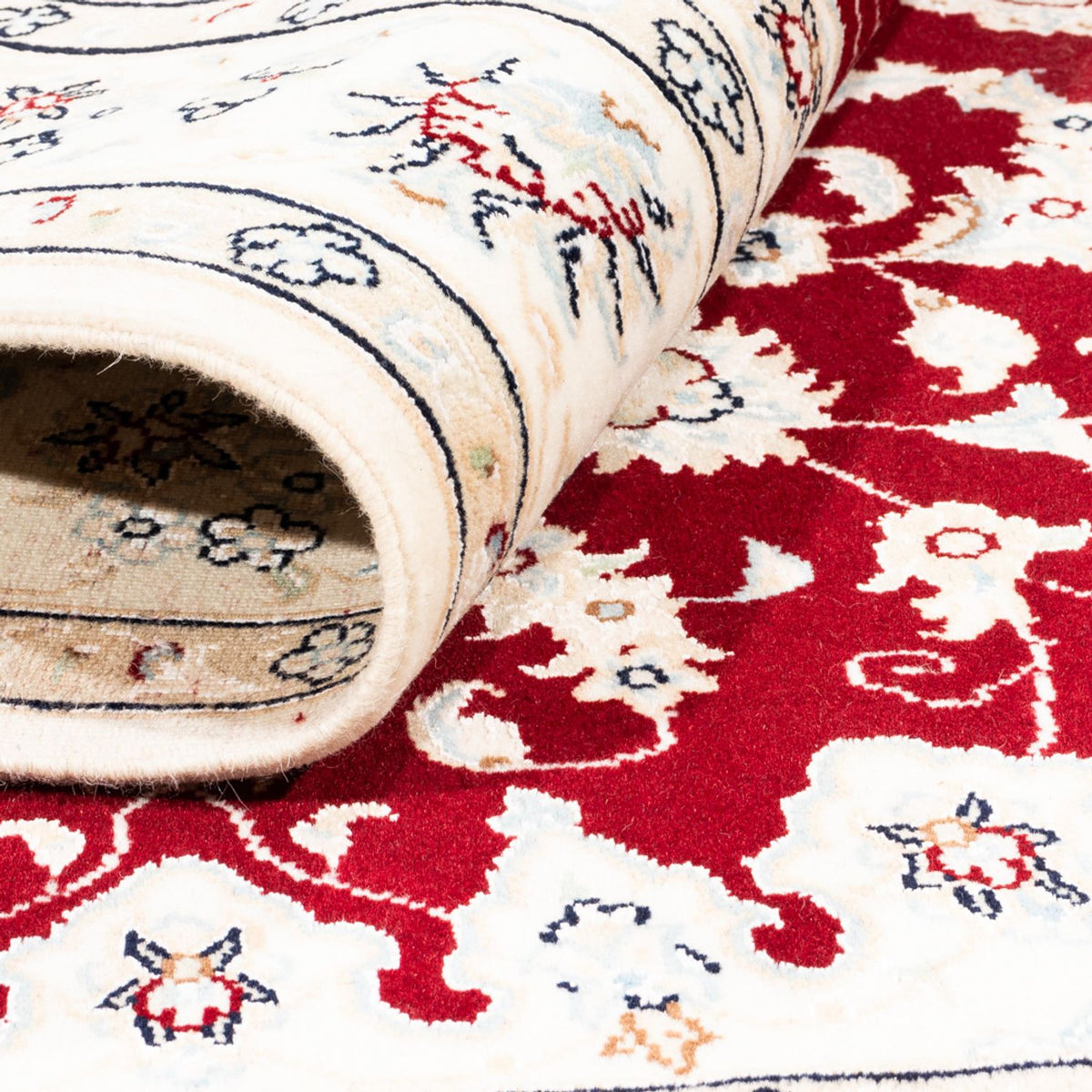 Dywan perski - Nain - Premium - 178 x 122 cm - czerwony