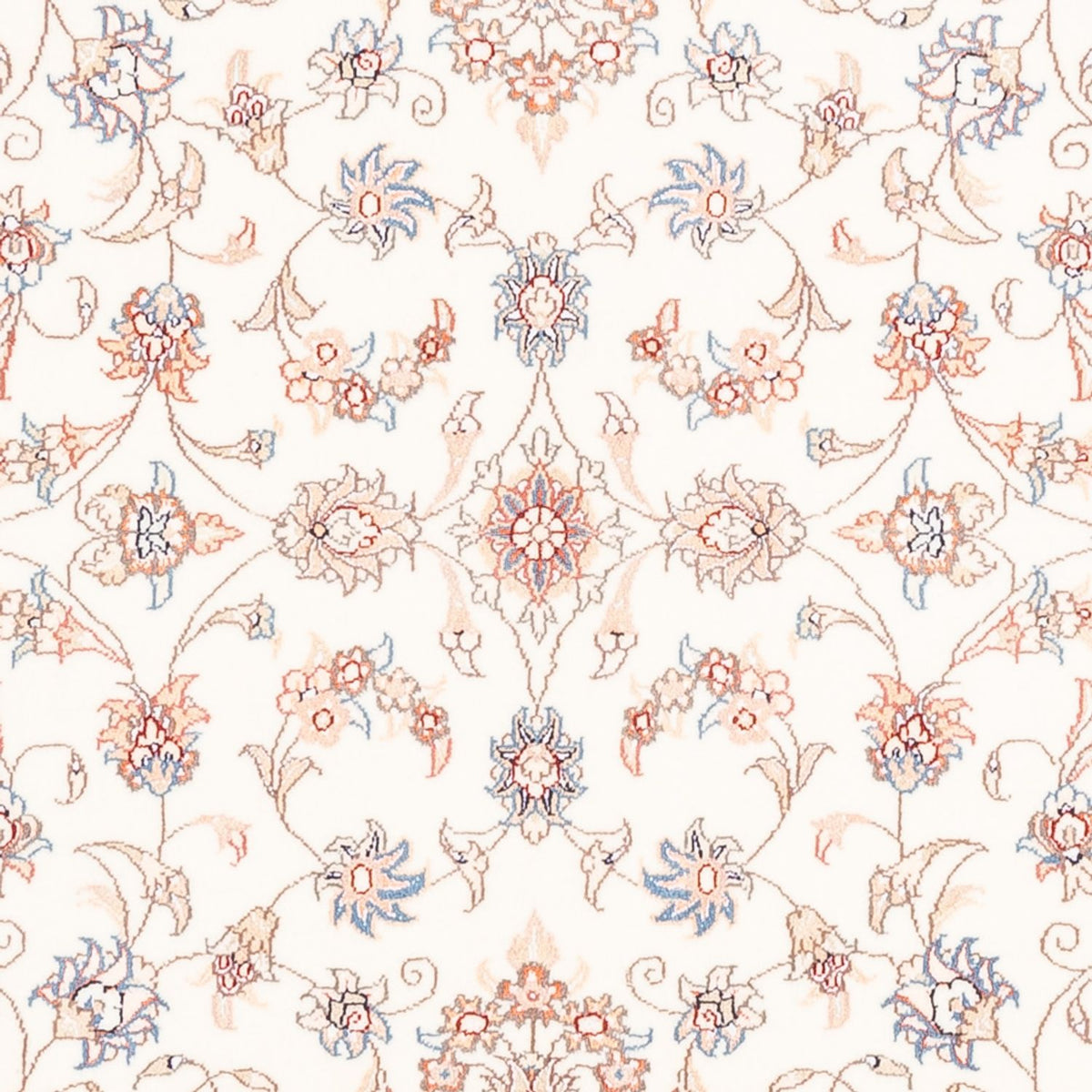 Dywan perski - Tabriz okrągły  - 152 x 146 cm - kremowy