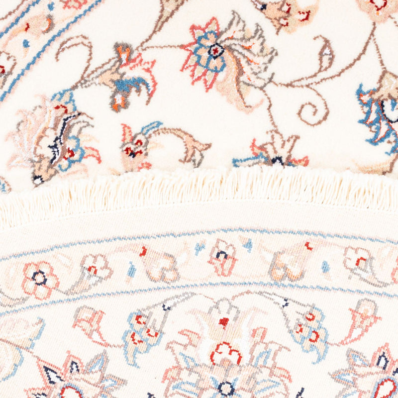 Dywan perski - Tabriz okrągły  - 152 x 146 cm - kremowy