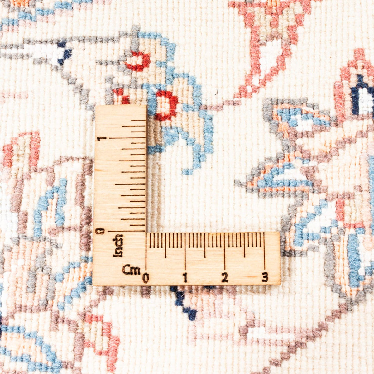 Dywan perski - Tabriz okrągły  - 152 x 146 cm - kremowy