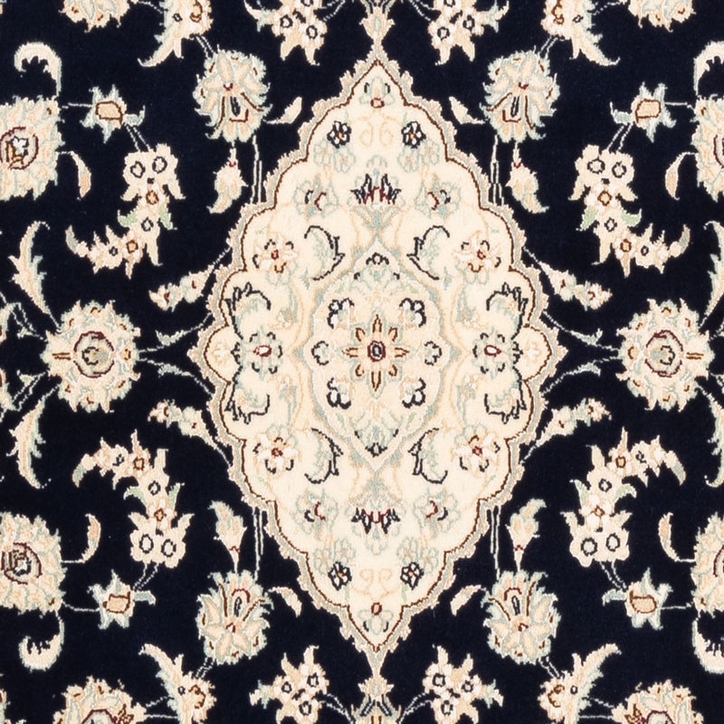 Dywan perski - Nain - Premium - 158 x 105 cm - ciemnoniebieski