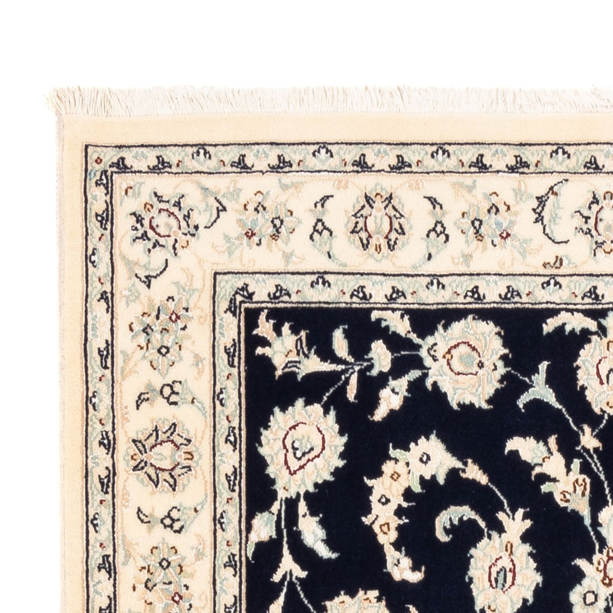 Dywan perski - Nain - Premium - 158 x 105 cm - ciemnoniebieski