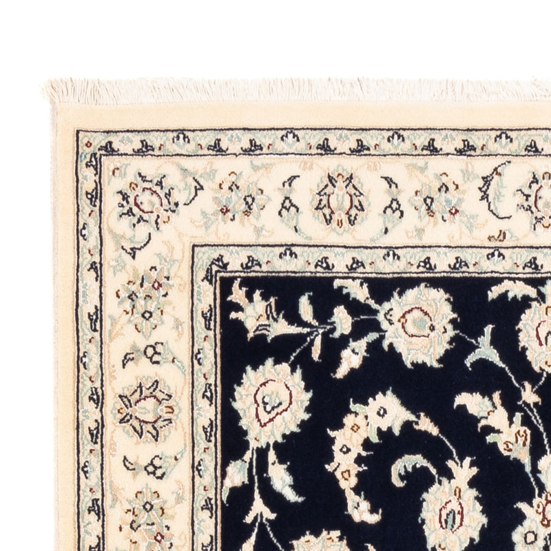 Dywan perski - Nain - Premium - 158 x 105 cm - ciemnoniebieski