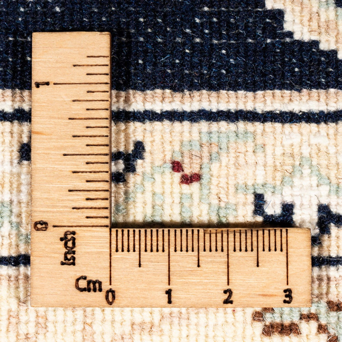 Dywan perski - Nain - Premium - 158 x 105 cm - ciemnoniebieski