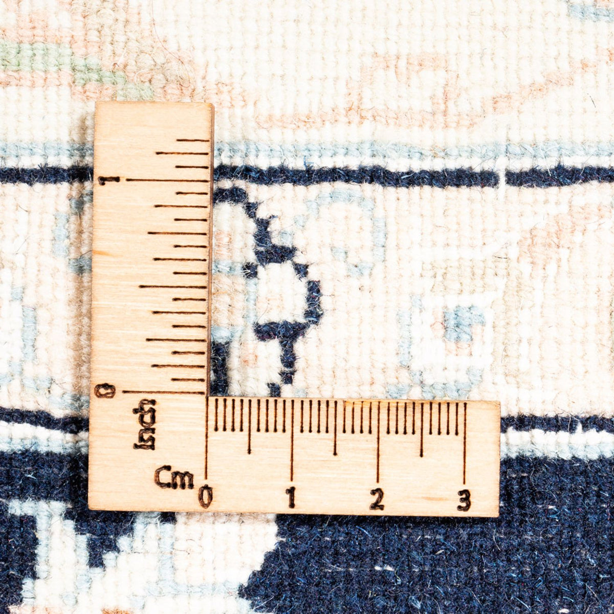 Dywan perski - Nain - Premium - 182 x 120 cm - ciemnoniebieski