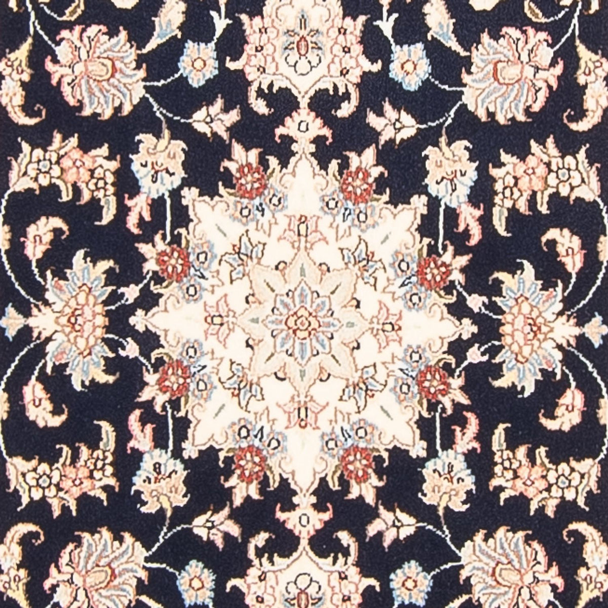 Läufer Perser - Täbriz - Royal - 297 x 80 cm - dunkelblau