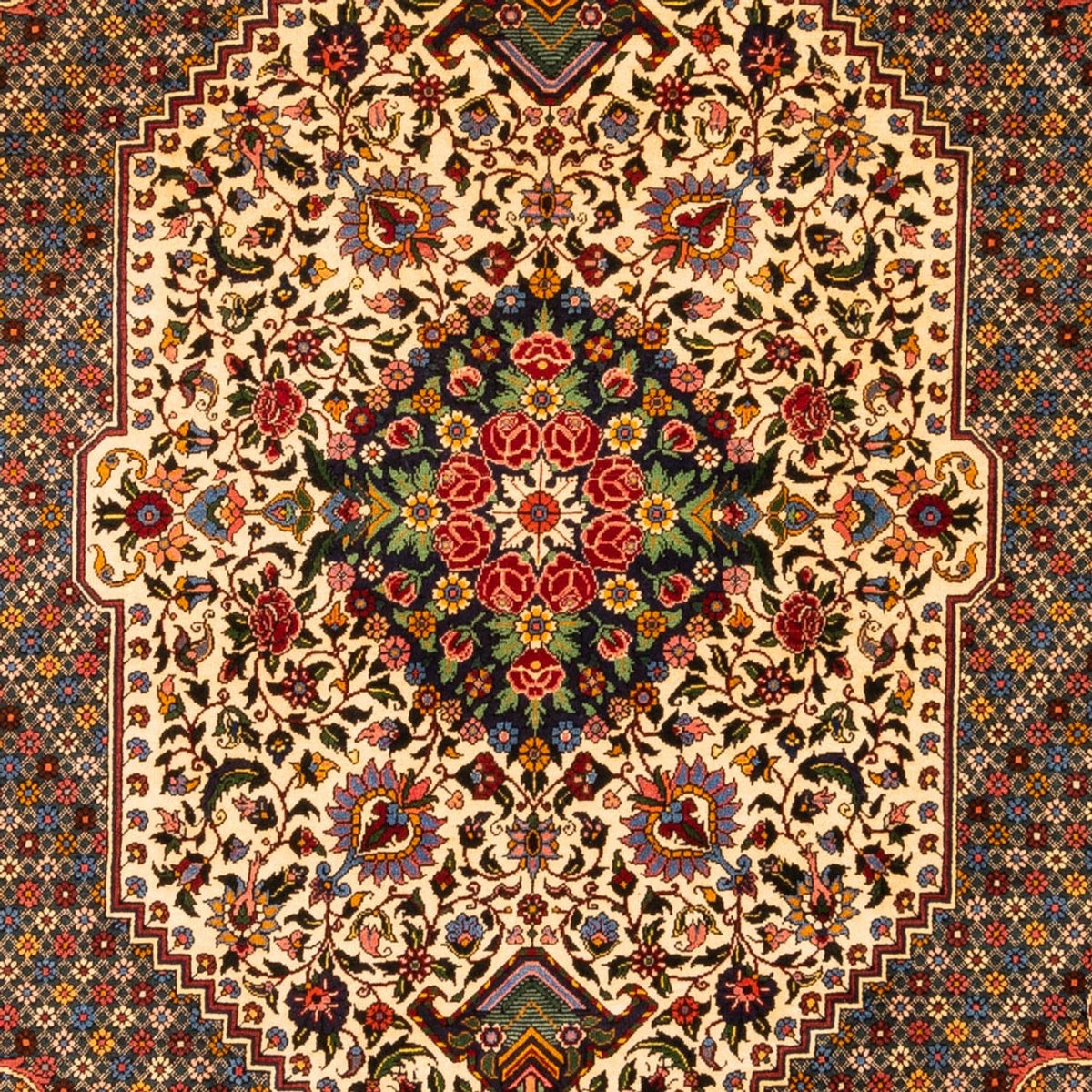 Perski dywan - Nomadyczny - 305 x 206 cm - ciemny beż