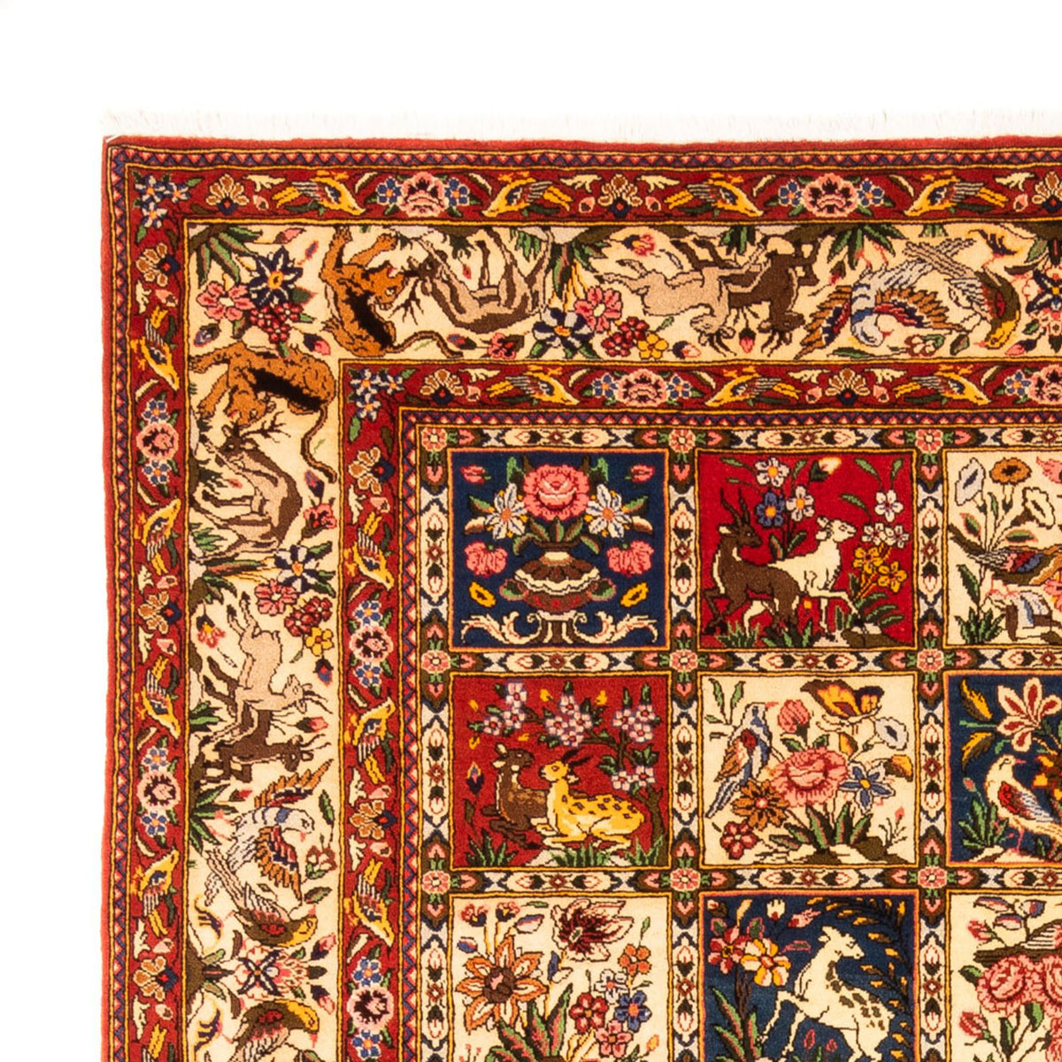 Perski dywan - Nomadyczny - 291 x 204 cm - ciemny beż