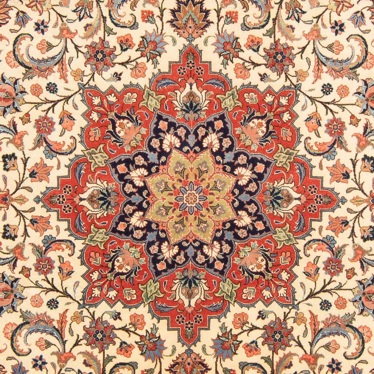 Dywan perski - Klasyczny - 304 x 203 cm - kremowy