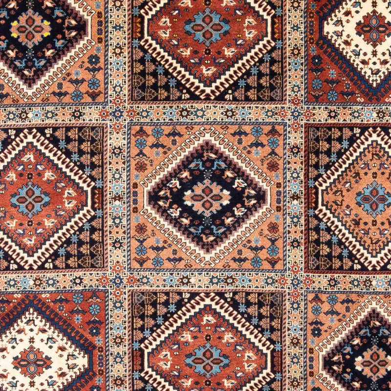 Perski dywan - Nomadyczny - 306 x 206 cm - bordowa czerwień