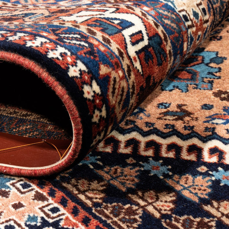 Perski dywan - Nomadyczny - 306 x 206 cm - bordowa czerwień