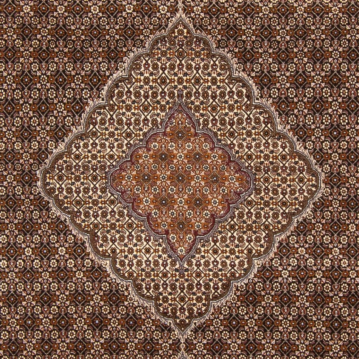 Dywan perski - Tabriz - Królewski - 300 x 206 cm - ciemnoniebieski