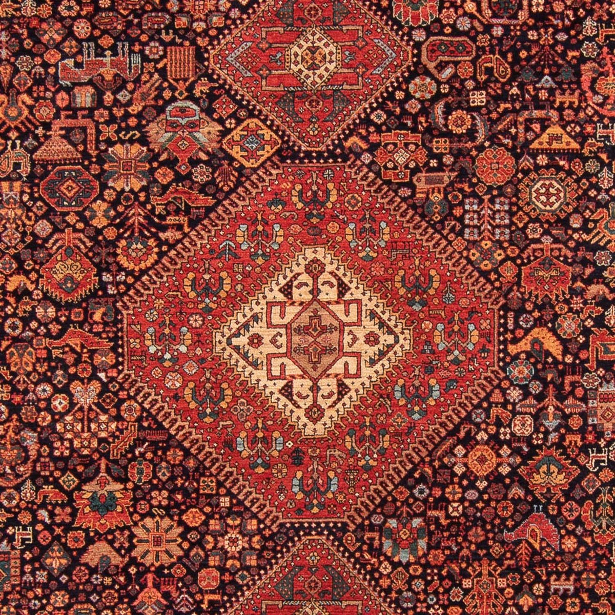 Perserteppich - Nomadic - 295 x 213 cm - dunkelblau