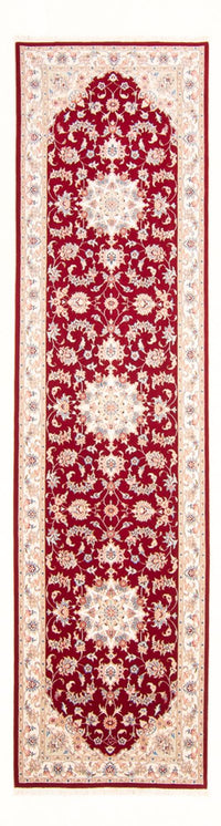 Läufer Perser - Täbriz - Royal - 305 x 81 cm - rot