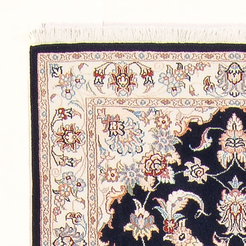 Läufer Perser - Täbriz - Royal - 251 x 80 cm - dunkelblau