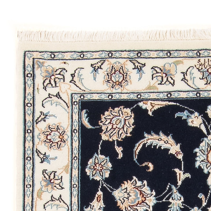 Dywan perski - Nain - Premium - 118 x 80 cm - ciemnoniebieski