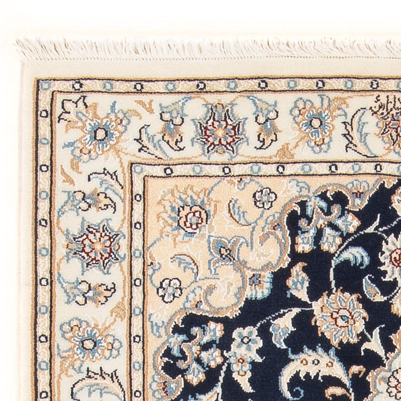 Dywan perski - Nain - Premium - 120 x 80 cm - ciemnoniebieski