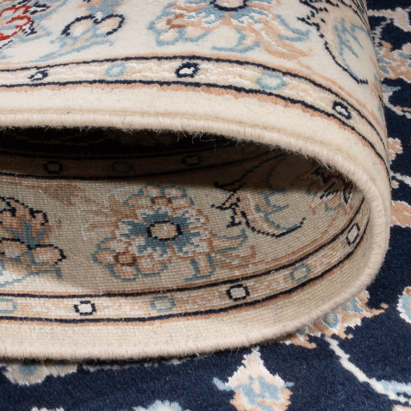 Dywan perski - Nain - Premium - 120 x 80 cm - ciemnoniebieski