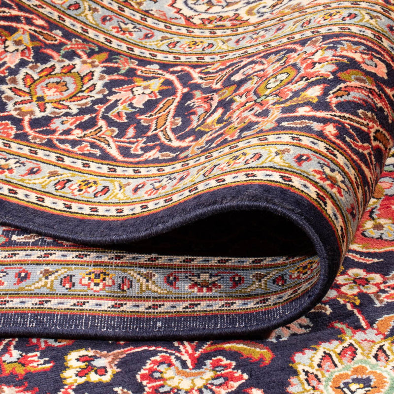 Dywan perski - Keshan - 312 x 201 cm - ciemnoniebieski