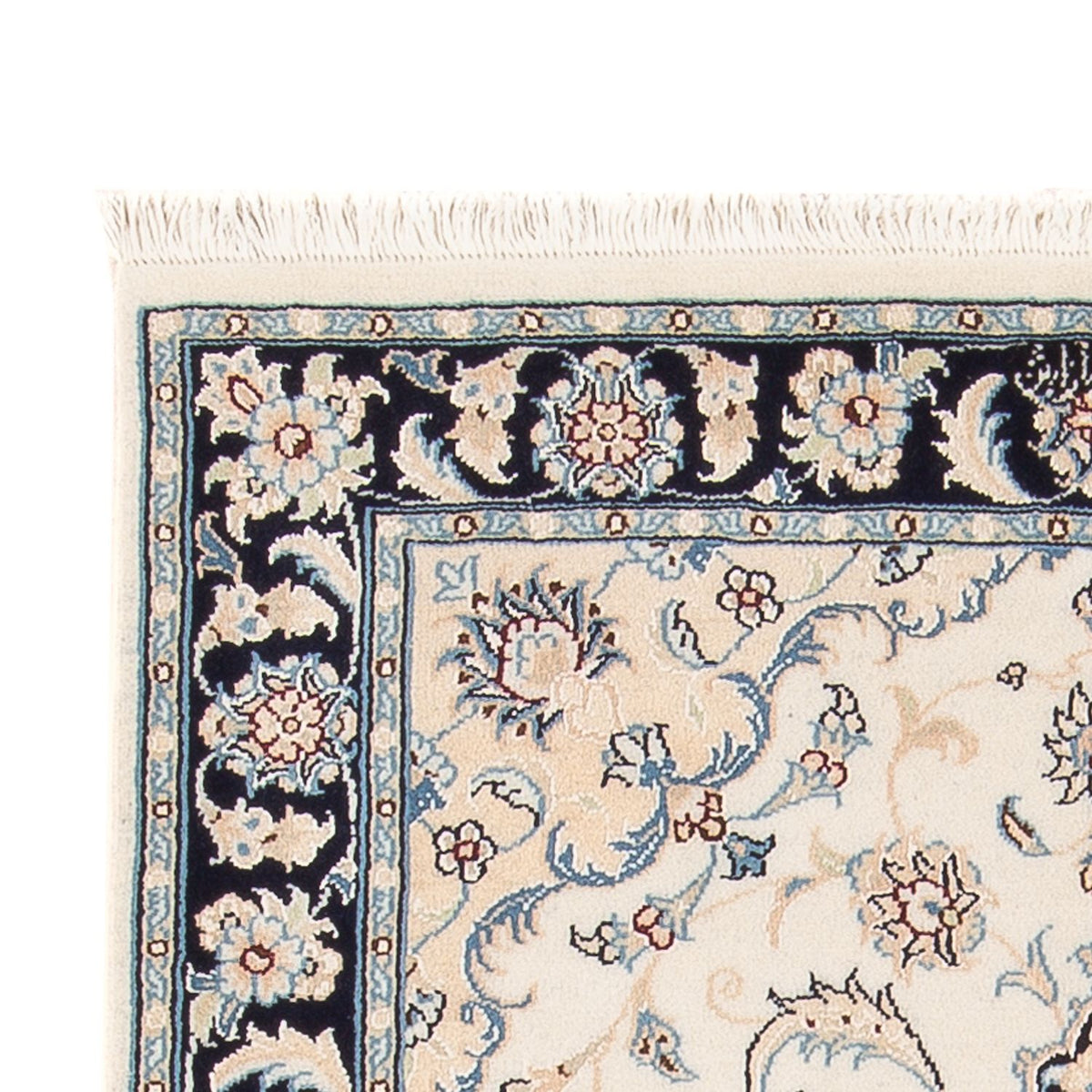 Perserteppich - Nain - Premium - 120 x 81 cm - creme