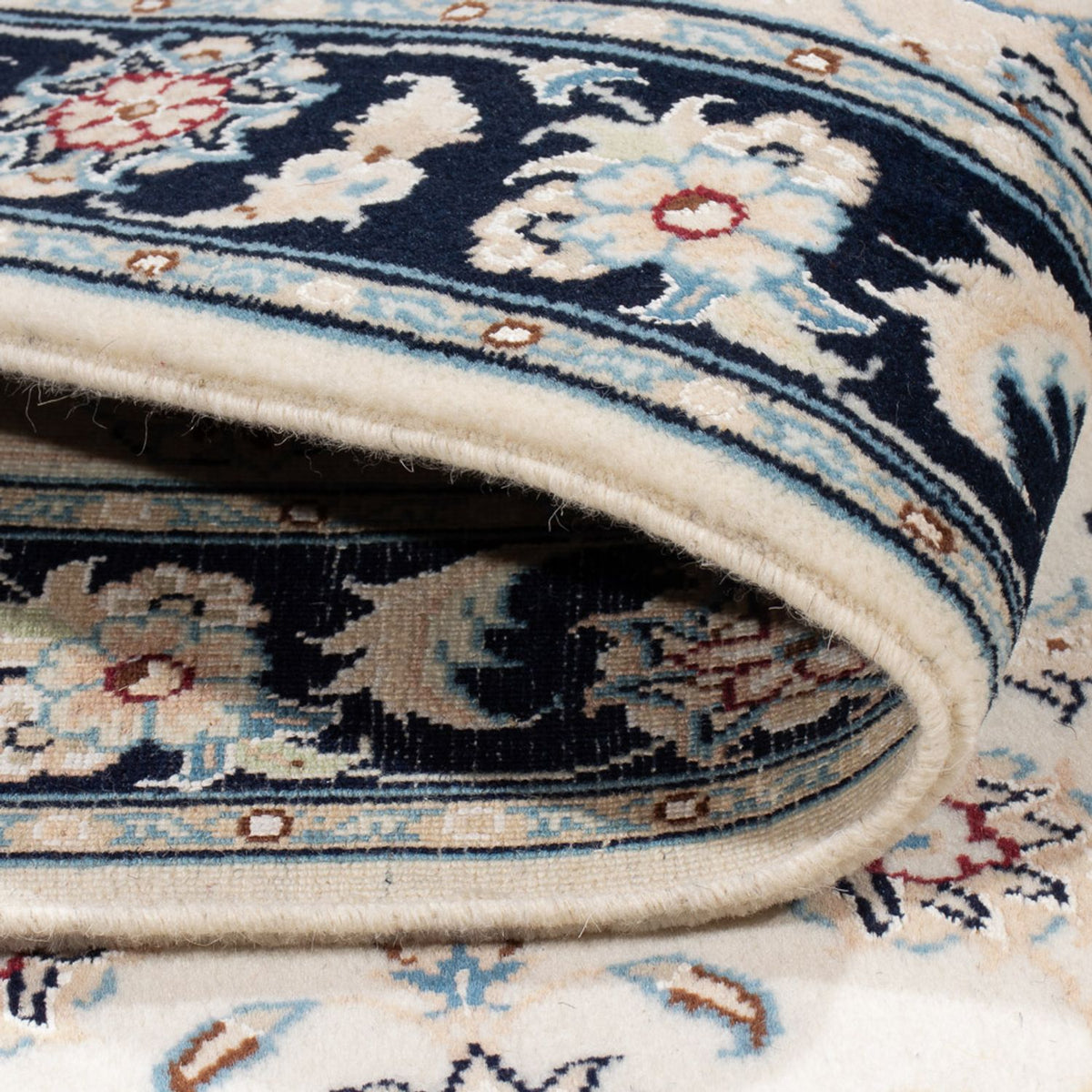 Dywan perski - Nain - Premium - 120 x 81 cm - kremowy