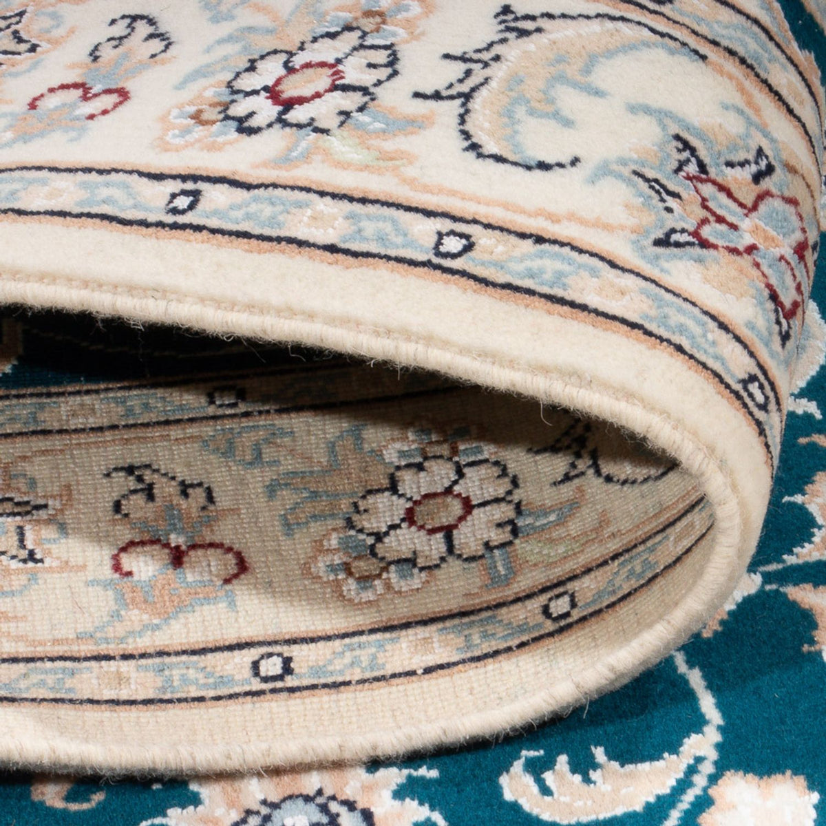 Perserteppich - Nain - Premium - 120 x 80 cm - dunkelgrün