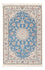 Perserteppich - Nain - Premium - 122 x 81 cm - hellblau