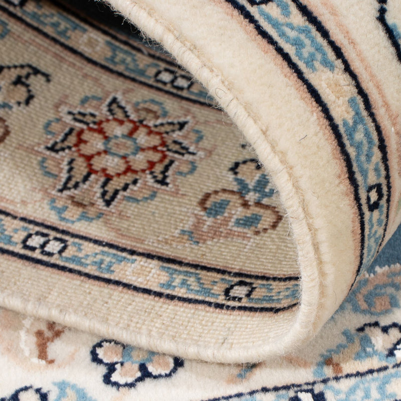 Perserteppich - Nain - Premium - 122 x 81 cm - hellblau