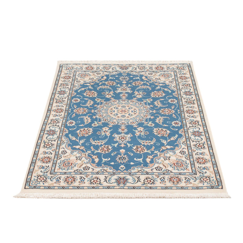 Perserteppich - Nain - Premium - 122 x 81 cm - hellblau