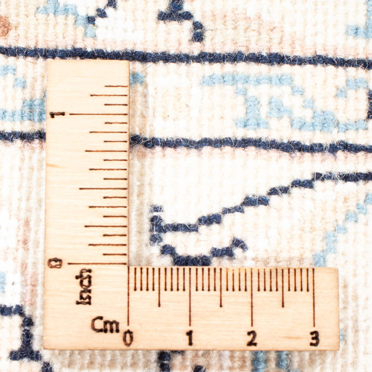 Perserteppich - Nain - Premium - 122 x 81 cm - hellblau