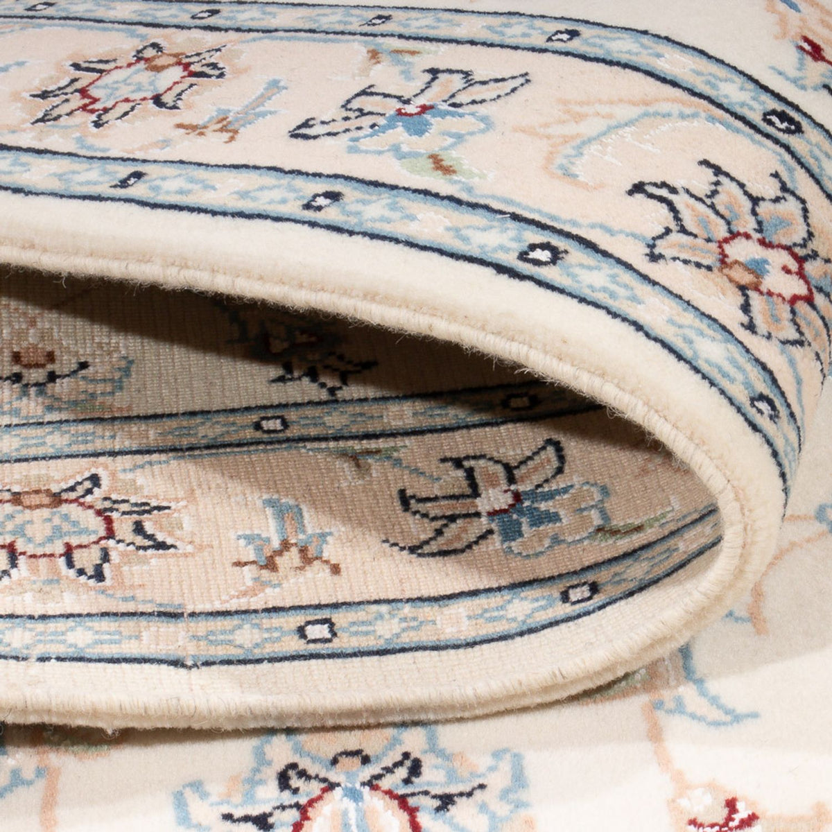 Dywan perski - Nain - Premium - 132 x 81 cm - kremowy