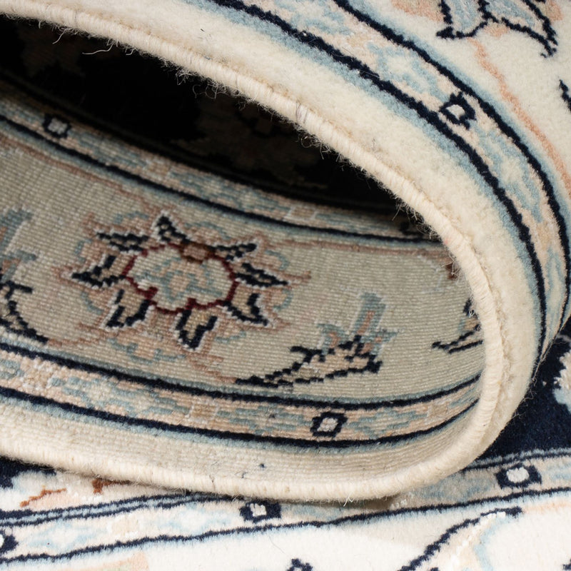 Perserteppich - Nain - Premium - 118 x 81 cm - dunkelblau