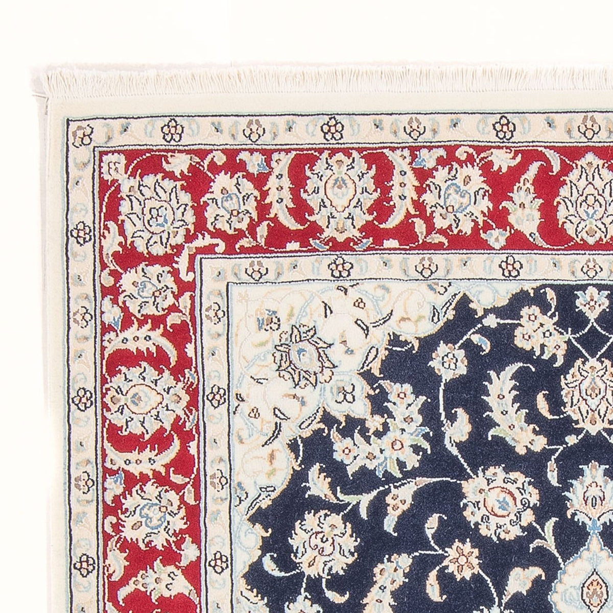 Perserteppich - Nain - Royal - 178 x 120 cm - dunkelblau