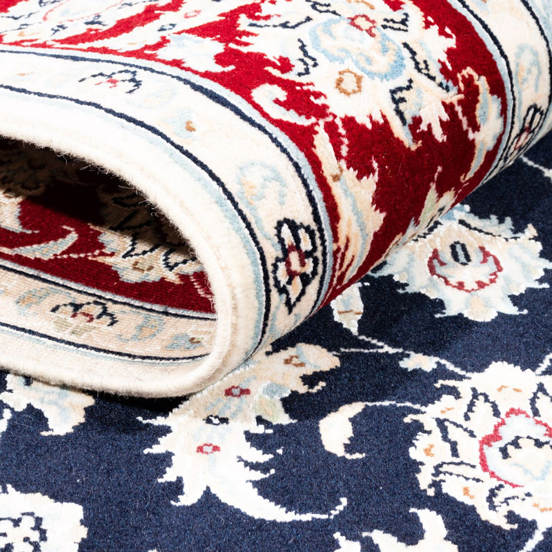 Dywan perski - Nain - Premium - 180 x 118 cm - ciemnoniebieski