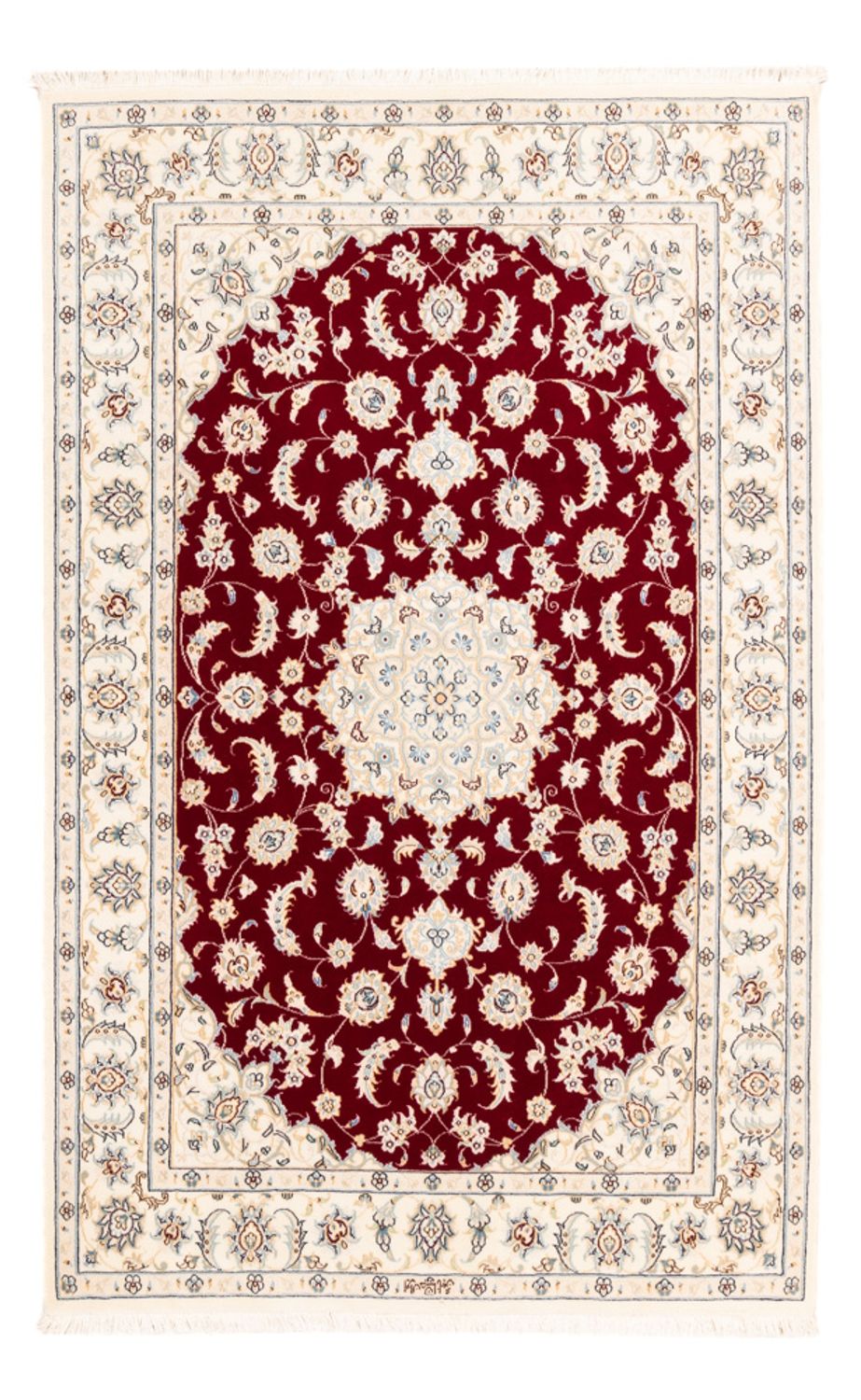Dywan perski - Nain - Premium - 180 x 118 cm - czerwony
