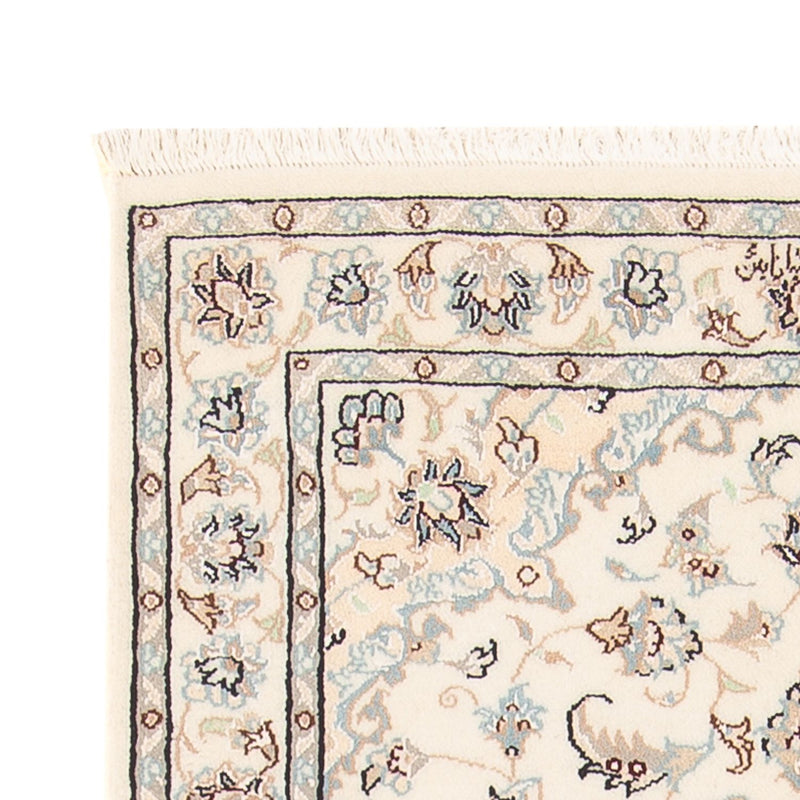 Perserteppich - Nain - Premium - 132 x 75 cm - creme