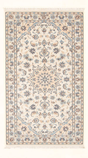 Perserteppich - Nain - Premium - 140 x 76 cm - creme